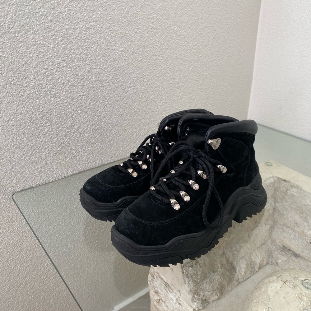 Jefferey Campbell Boots Black Silver